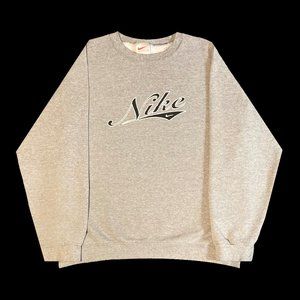 Vintage 90s Nike Script Crewneck Sweatshirt